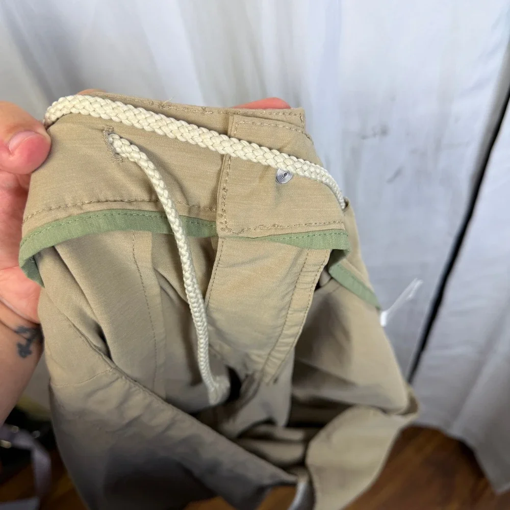 Faherty All Day Shorts Mens 35 Khaki Tan Hybrid Swim Surf Casual Stretch 995